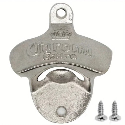 Wall mounted bottle opener - mounted,