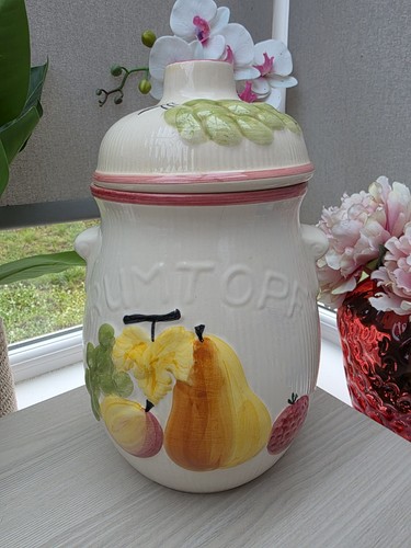 Vintage ceramic rumtopf - vintage,
