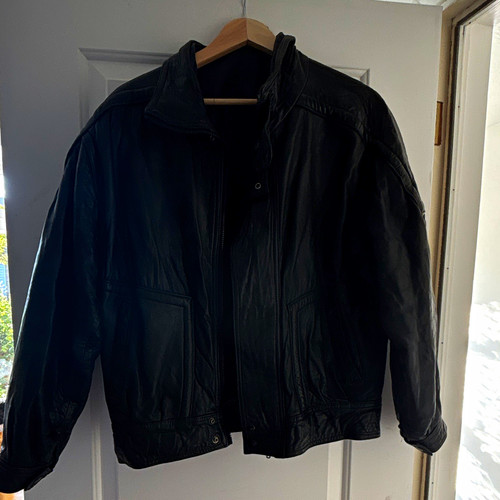 Real leather men black - real, men's