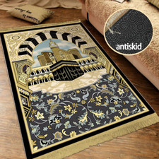 Muslim Prayer Rug with Tassels