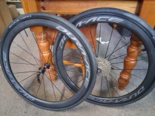 novatec 50mm Aero Fast  Carbon Wheelset. Duraace Decals NEW SCHWABLE 28c Tyres 