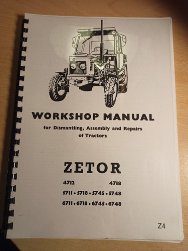Zetor tractor workshop - zetor, manual.