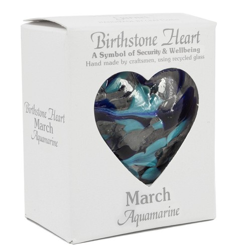 Milford march birthstone - march, glass