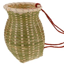  Woven Basket Small Bamboo for Plant Kids Stage Performance Prop Hand Flower