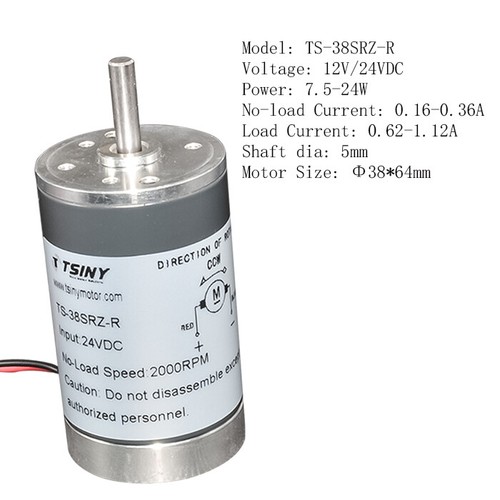 Dia 38mm high torque dc - dia, ​​high