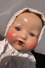 Cute Antique German Bisque Head Dream Baby Doll 16" All Composition Spares