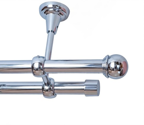 Double ceiling curtain - double,
