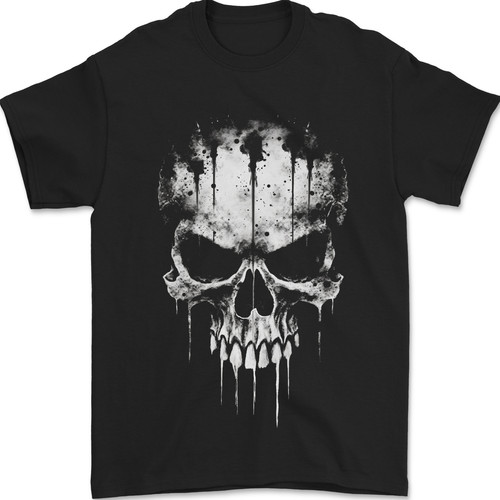 Dripping with evil skull - with,