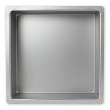Square Baking Tin PME 3 Inch Deep Seamless Tins - Multiple Sizes