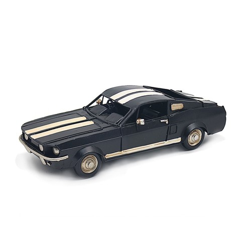 Black racer car model - black,