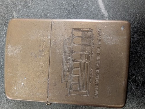 Zippo solid brass - zippo,
