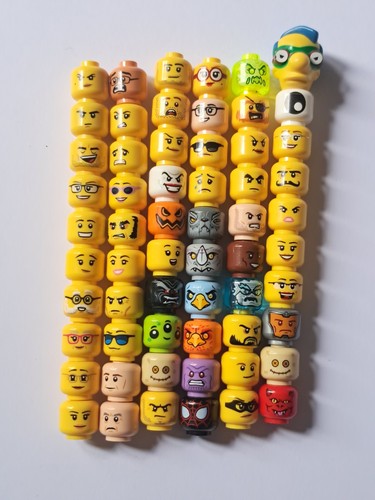 Lego minifigures heads bundle - lego,