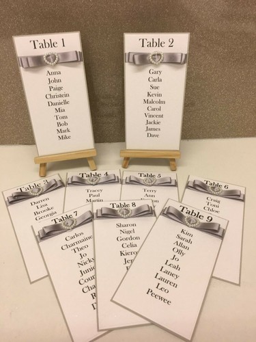 Diy wedding table seating plan - table,