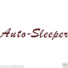 AUTO-SLEEPER - (STYLE 2)(BROKEN) - Motorhome Name Sticker Decal Graphic - PAIR