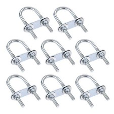 8 Sets Round U-Bolt 25mm Inner
