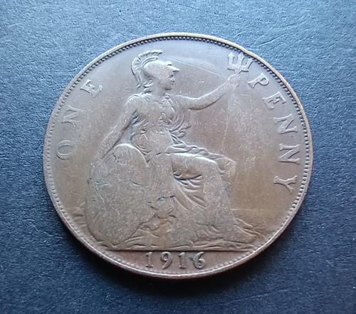 1916 one penny - penny, king