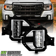 For 2021-2022 GMC Canyon LED Bumper Fog Lights Driving Limps w/Switch Left+Right