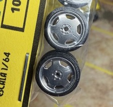 Olavo Scale Wheels 100 Silver Deep Dish 11mm Custom Wheels 1:64 Mercedes