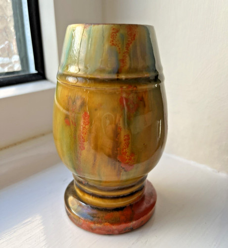 Brannam pottery vase - ch,