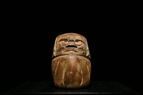 Japanese wooden doll vintage - wooden,