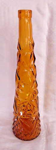 Tall empoli amber glass - glass, genie