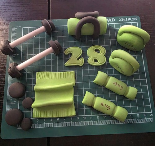 Handmade edible gym - edible,