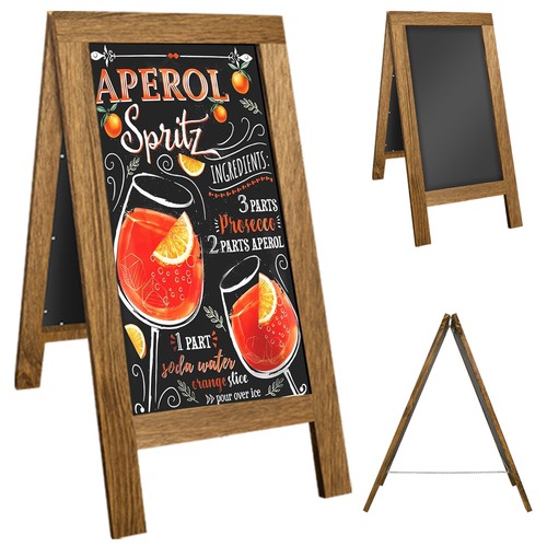 Double sided wooden - sided, a-frame
