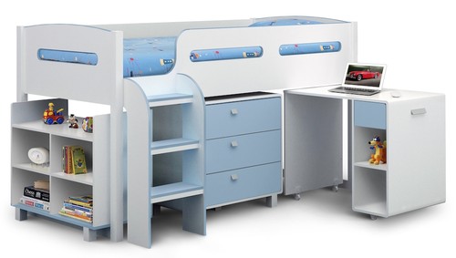 Blue pink child cabin bed - child,