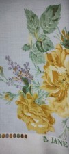 4 X METRES 137cm JANE CHURCHILL  COUNTRY ROSE 2002 UPHOLSTERY CURTAIN FABRIC [A)