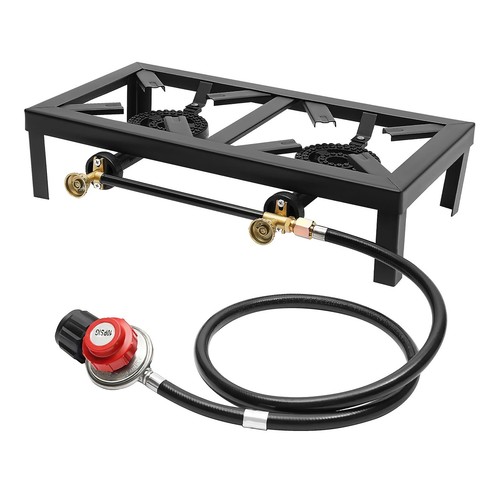 Cast iron double burner - cast,