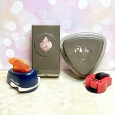 Scrapbook Punches Lot - Stampin Up & Fiskars - Corner Rounder & Ornament