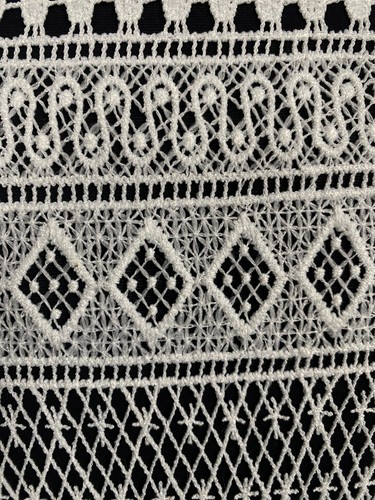 Ivory ethnic style striped - ivory,