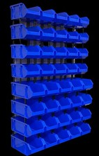 20x PROBINS STACKING STORAGE BINS PLASTIC PARTS WITH STILTS