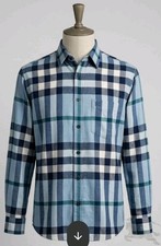 Burberry Check Shirt  Blue