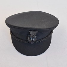 Chauffeur's Hat 56 6 7/8 Black