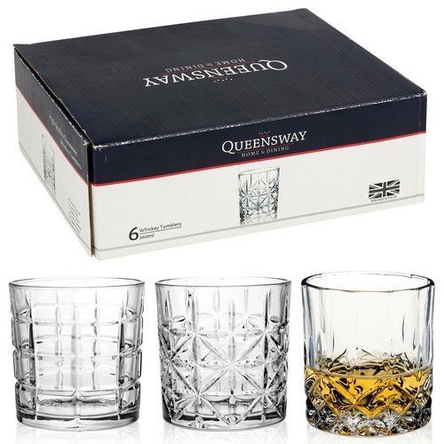 Queensway 6pc whiskey tumblers - queensway,
