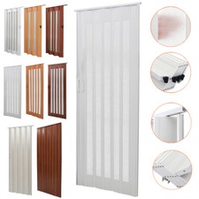 Folding Door Internal Plastic Concertina Door Adjustable Foldable Panel Divider