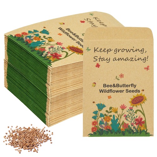 Pcs wildflower seed packets - wildflower,