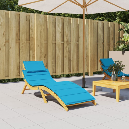Sun lounger cushion blue - cushion,