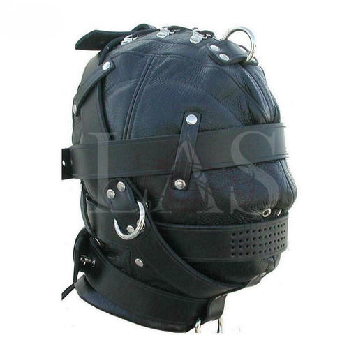 Genuine black leather - black,