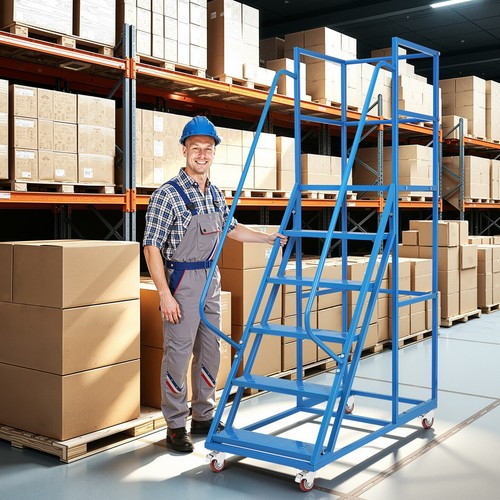 Step ladder with handrails - ladder,