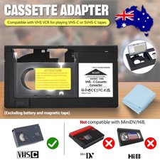 VHS-C VHS-C Cassette VCR