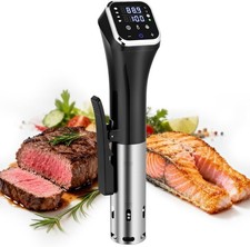 1100W Smart Sous Vide Cooker with WiFi App, Immersion Circulator ±0.1°C, 4D