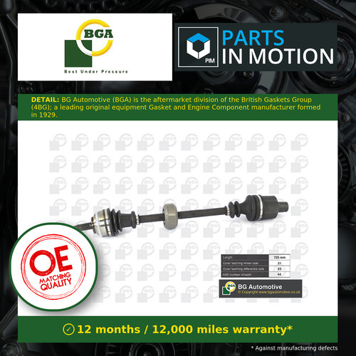 Drive shaft fits renault - drive,