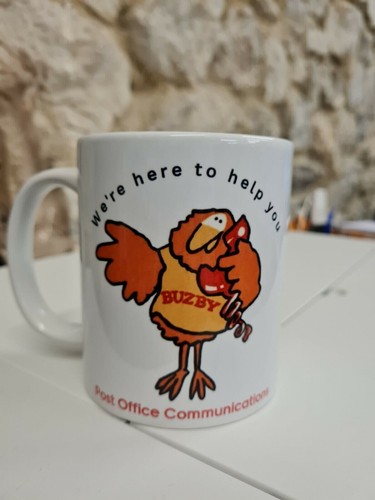 British telecom buzby mug - british,
