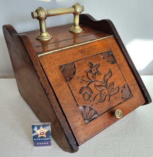 Antique wooden coal - antique,