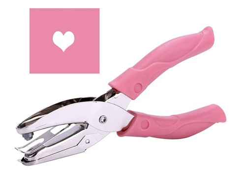 Heart shaped hole - hole, punch