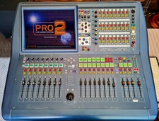 Midas Pro 2c Mixing Console with DL251 and 2 x New 50m Lynx etherCON cat5e drums