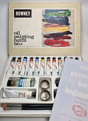 Vintage rowney oil paint - vintage,