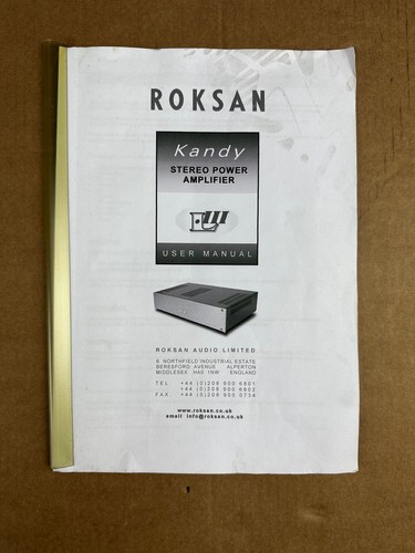Roksan kandy stereo power - kandy,